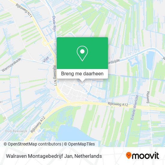 Walraven Montagebedrijf Jan kaart