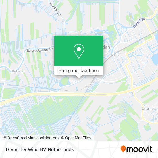 D. van der Wind BV kaart