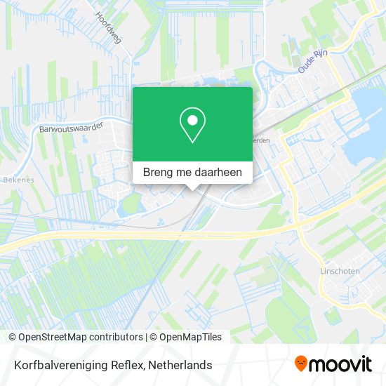 Korfbalvereniging Reflex kaart