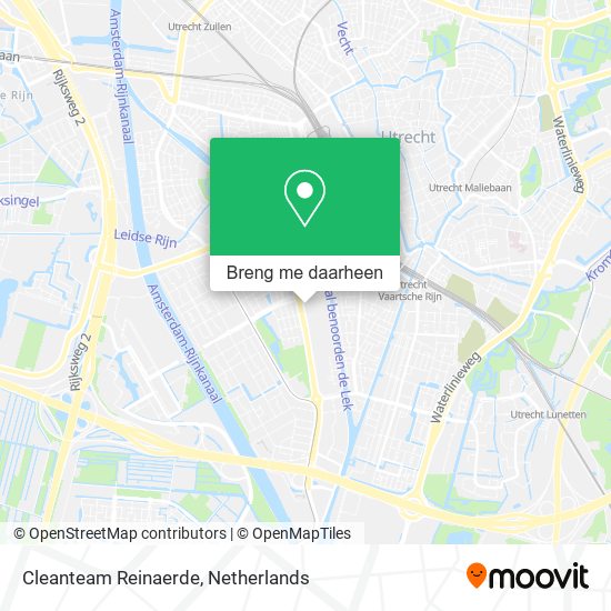 Cleanteam Reinaerde kaart