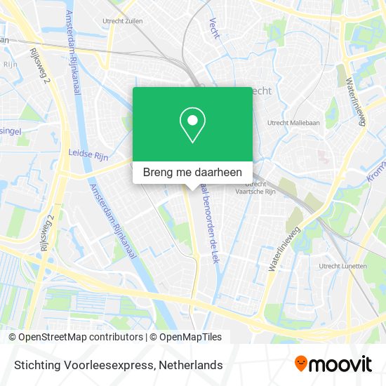 Stichting Voorleesexpress kaart