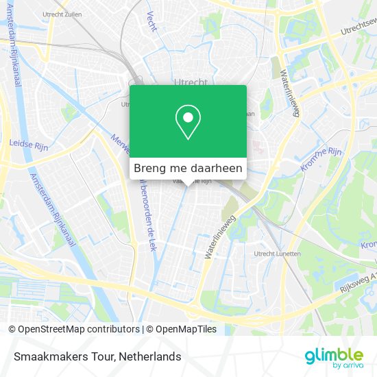 Smaakmakers Tour kaart