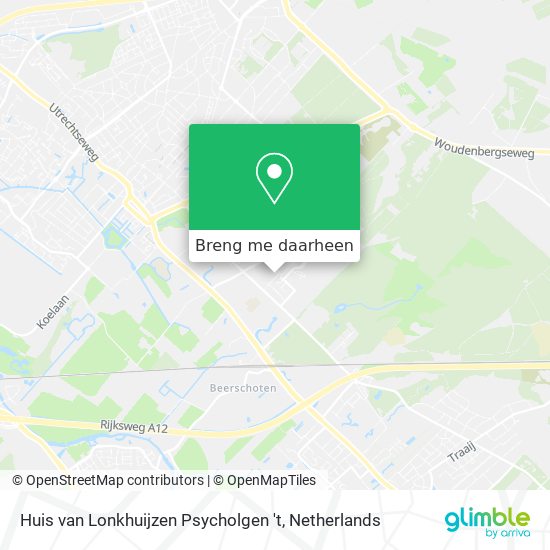 Huis van Lonkhuijzen Psycholgen 't kaart