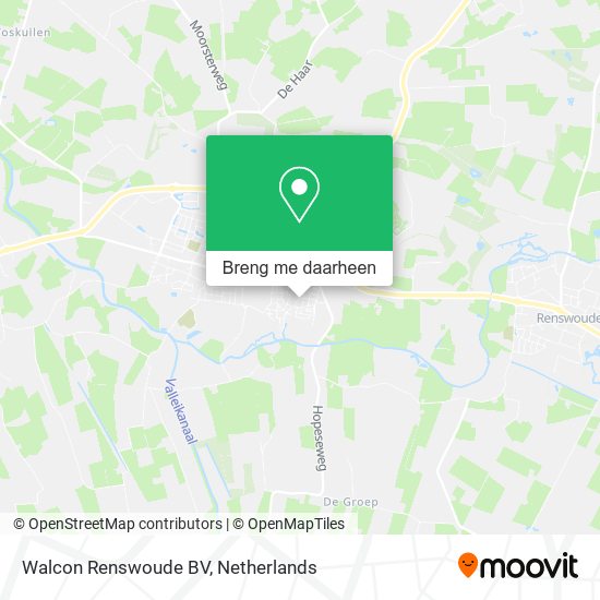 Walcon Renswoude BV kaart