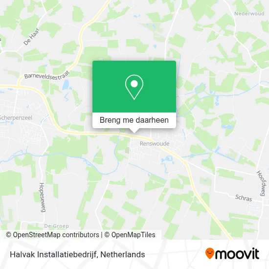 Halvak Installatiebedrijf kaart