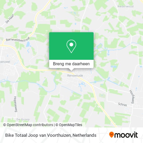 Bike Totaal Joop van Voorthuizen kaart