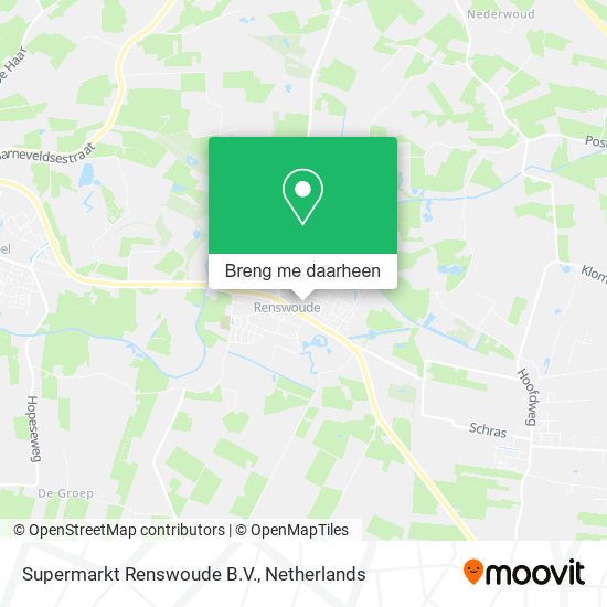 Supermarkt Renswoude B.V. kaart