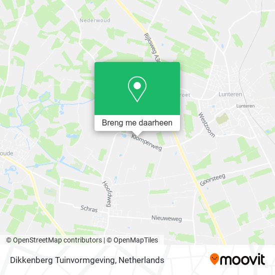 Dikkenberg Tuinvormgeving kaart