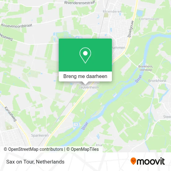 Sax on Tour kaart