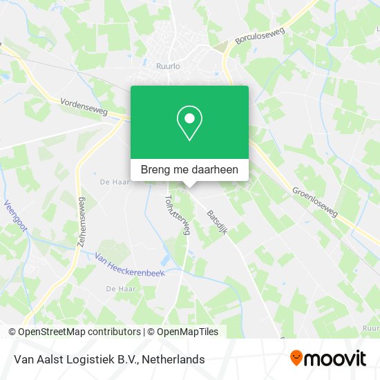 Van Aalst Logistiek B.V. kaart