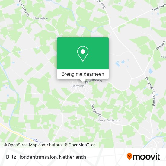 Blitz Hondentrimsalon kaart