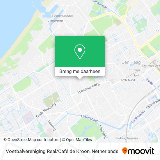 Voetbalvereniging Real / Café de Kroon kaart