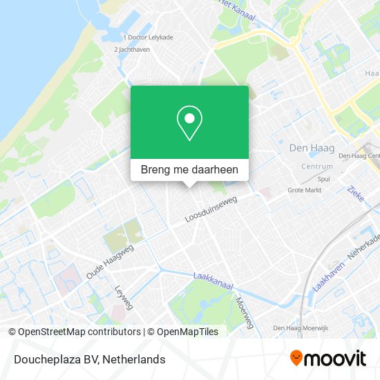 Doucheplaza BV kaart