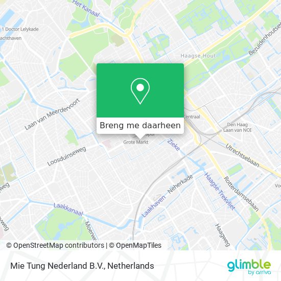 Mie Tung Nederland B.V. kaart