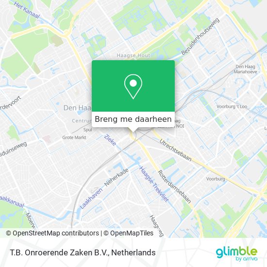 T.B. Onroerende Zaken B.V. kaart