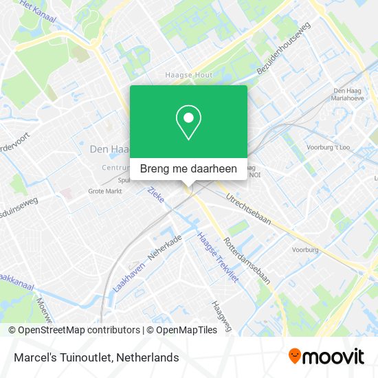 Marcel's Tuinoutlet kaart