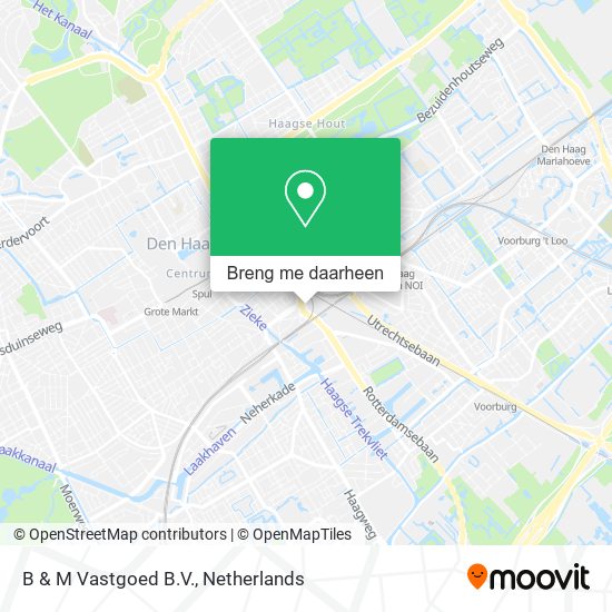 B & M Vastgoed B.V. kaart