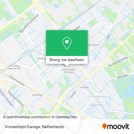 Vronesteyn Garage kaart