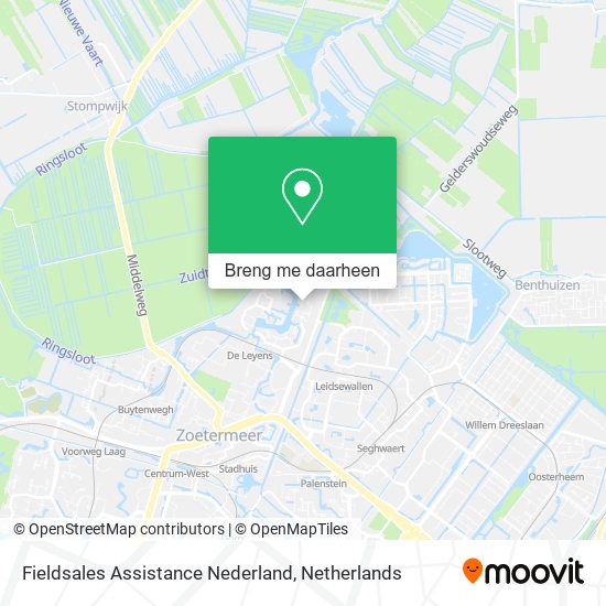 Fieldsales Assistance Nederland kaart