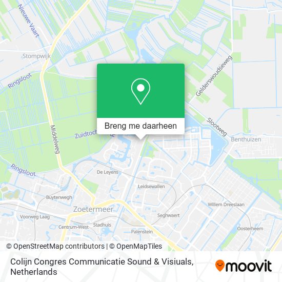 Colijn Congres Communicatie Sound & Visiuals kaart