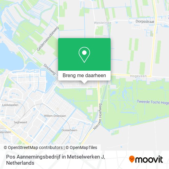 Pos Aannemingsbedrijf in Metselwerken J kaart