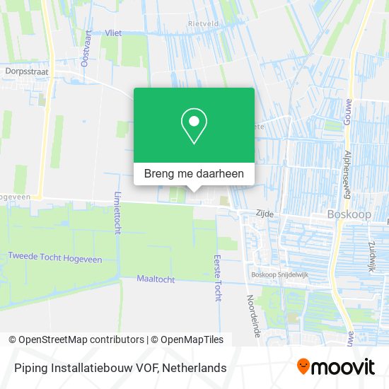 Piping Installatiebouw VOF kaart