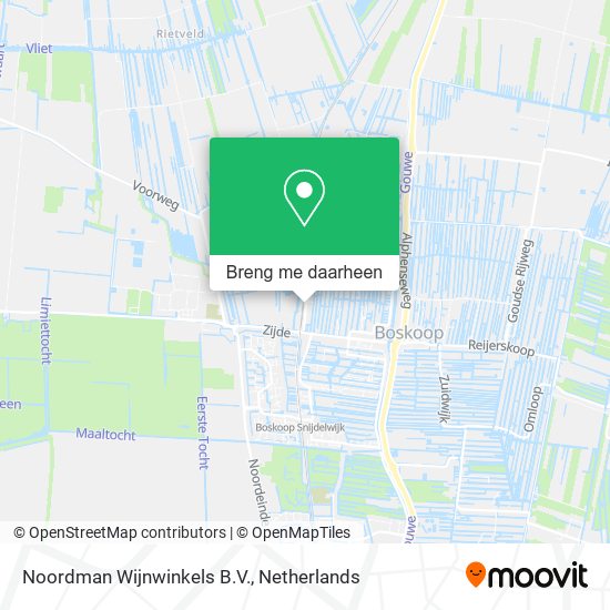 Noordman Wijnwinkels B.V. kaart