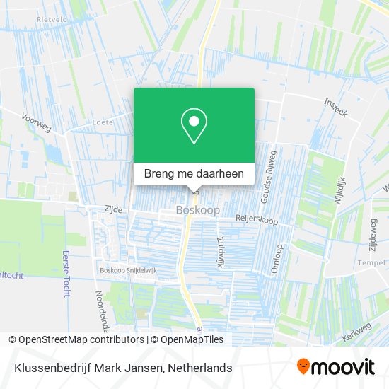 Klussenbedrijf Mark Jansen kaart