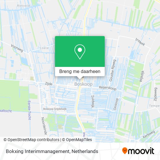 Bokxing Interimmanagement kaart