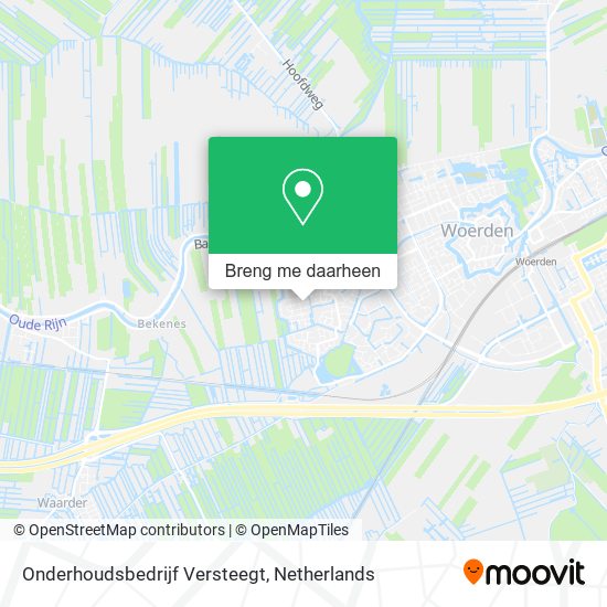 Onderhoudsbedrijf Versteegt kaart