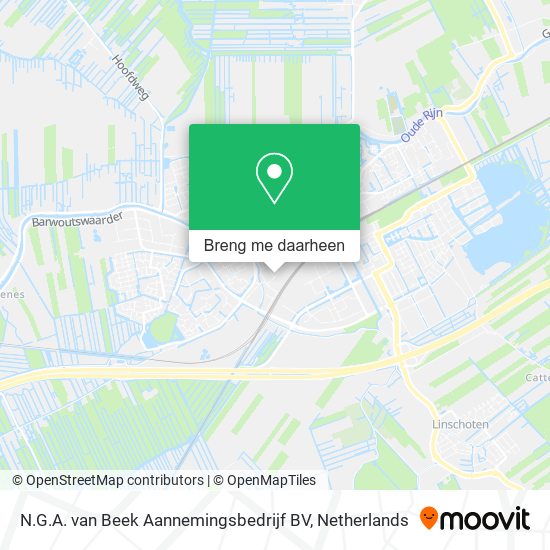 N.G.A. van Beek Aannemingsbedrijf BV kaart