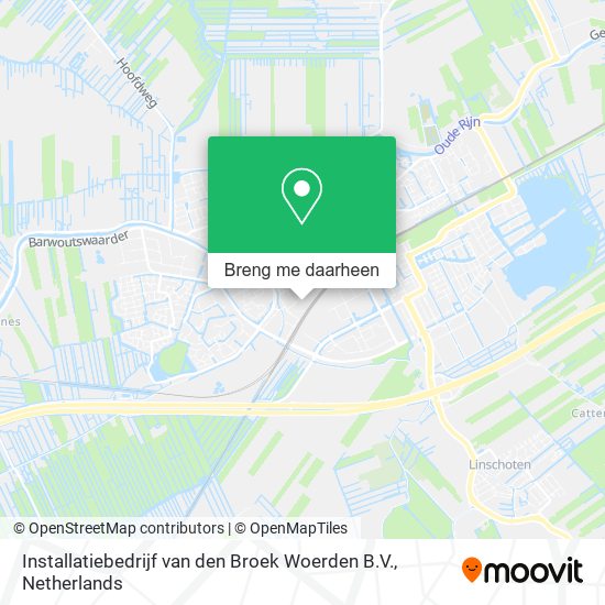 Installatiebedrijf van den Broek Woerden B.V. kaart