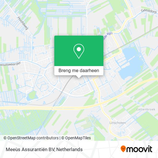 Meeùs Assurantiën BV kaart
