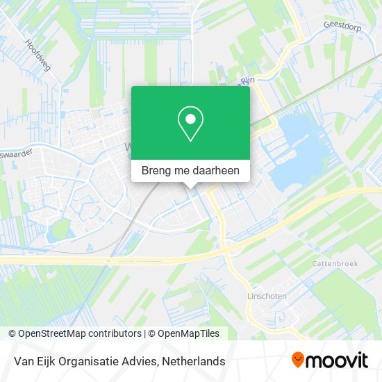 Van Eijk Organisatie Advies kaart