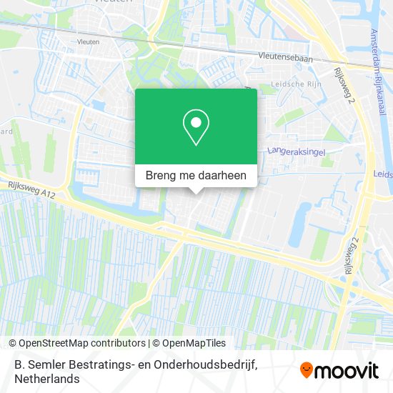 B. Semler Bestratings- en Onderhoudsbedrijf kaart