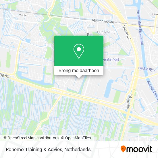 Rohemo Training & Advies kaart