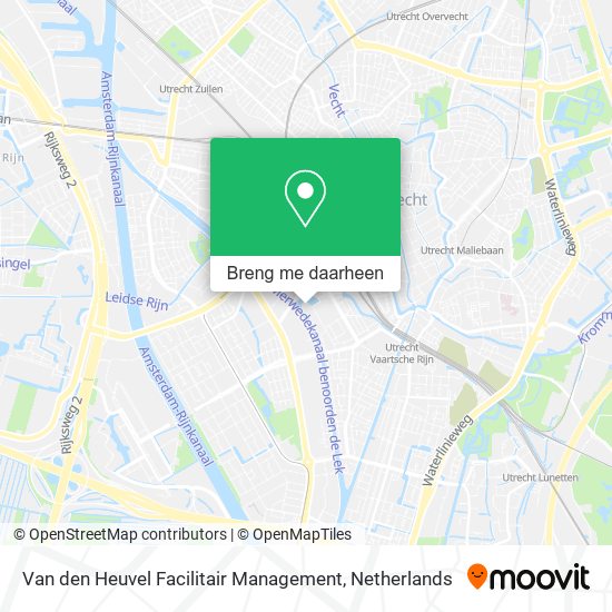 Van den Heuvel Facilitair Management kaart