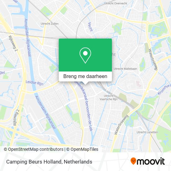 Camping Beurs Holland kaart