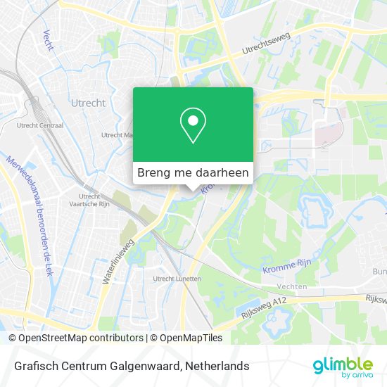 Grafisch Centrum Galgenwaard kaart