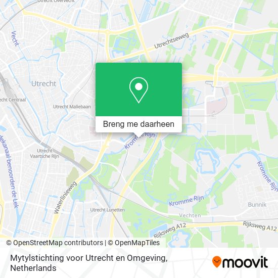 Mytylstichting voor Utrecht en Omgeving kaart