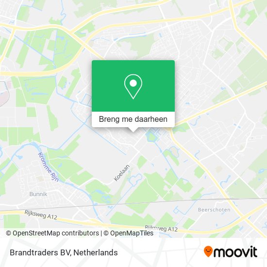 Brandtraders BV kaart