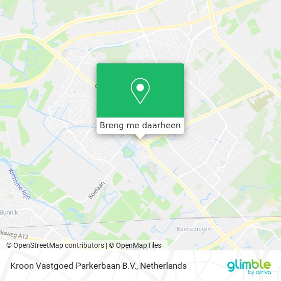 Kroon Vastgoed Parkerbaan B.V. kaart