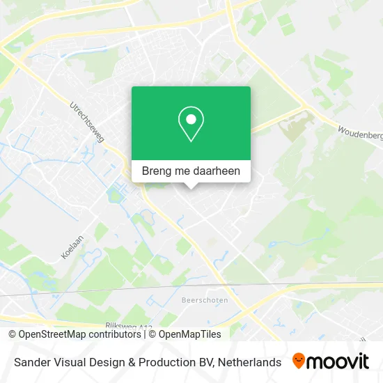 Sander Visual Design & Production BV kaart