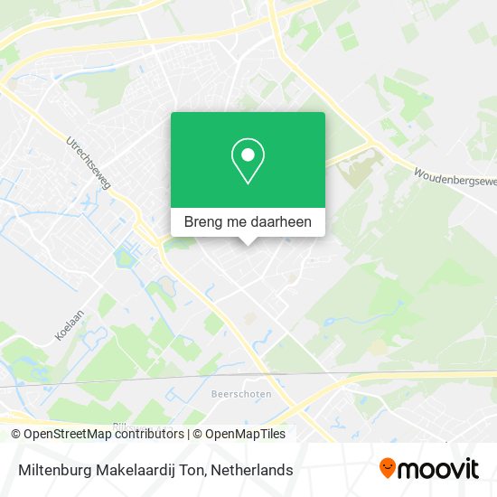 Miltenburg Makelaardij Ton kaart