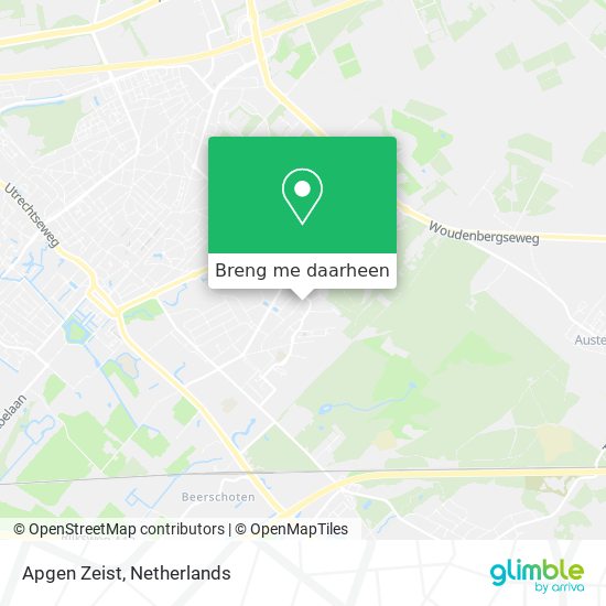 Apgen Zeist kaart