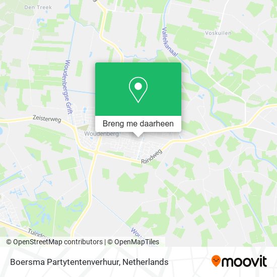 Boersma Partytentenverhuur kaart