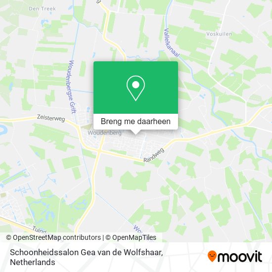 Schoonheidssalon Gea van de Wolfshaar kaart