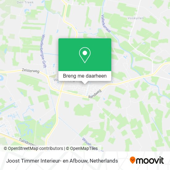 Joost Timmer Interieur- en Afbouw kaart