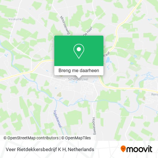 Veer Rietdekkersbedrijf K H kaart