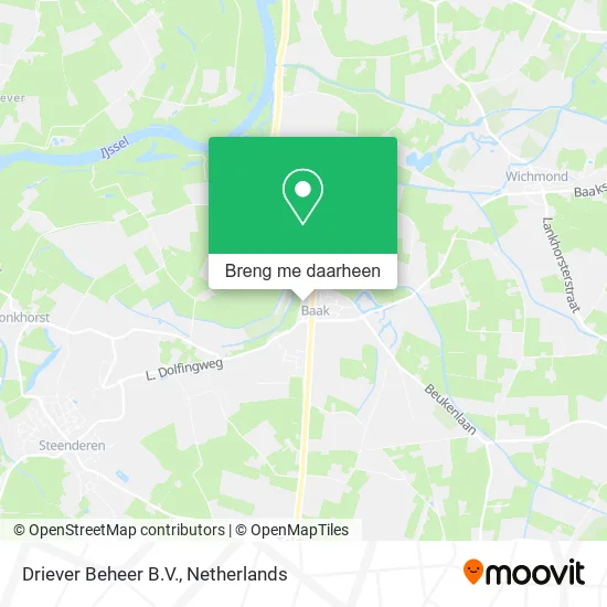 Driever Beheer B.V. kaart